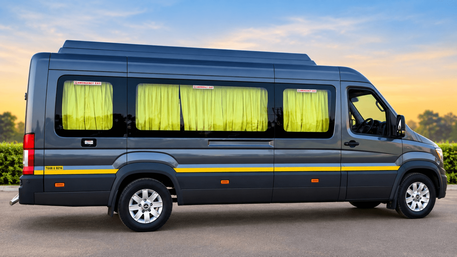 Nikitha Travels premium tempo traveller in Hyderabad